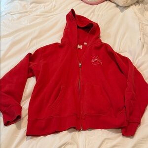 Levi's Vibrant Red Logo Hoodie